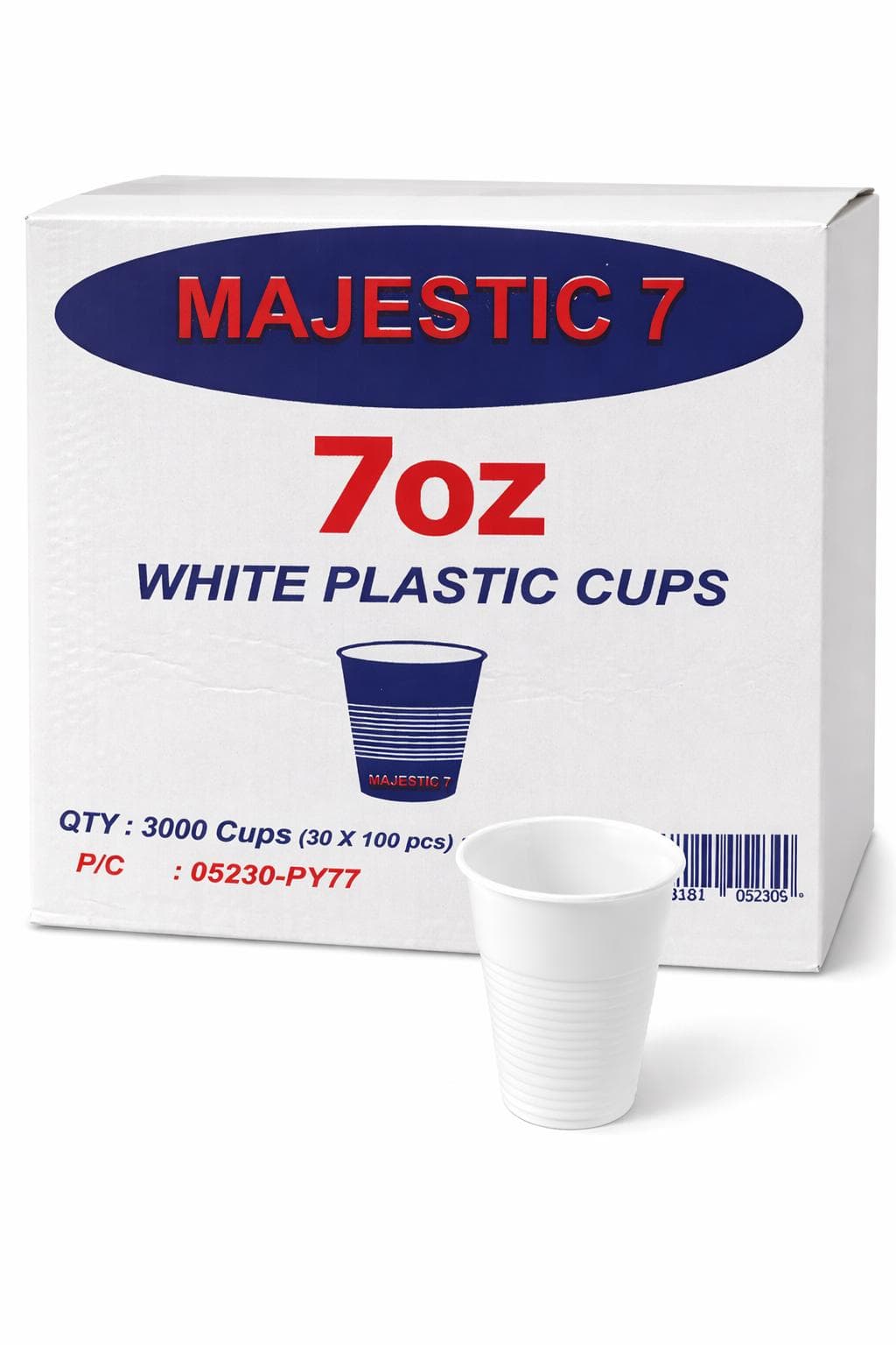 MAJ 7OZ WHITE DRINKING CUP 3000P